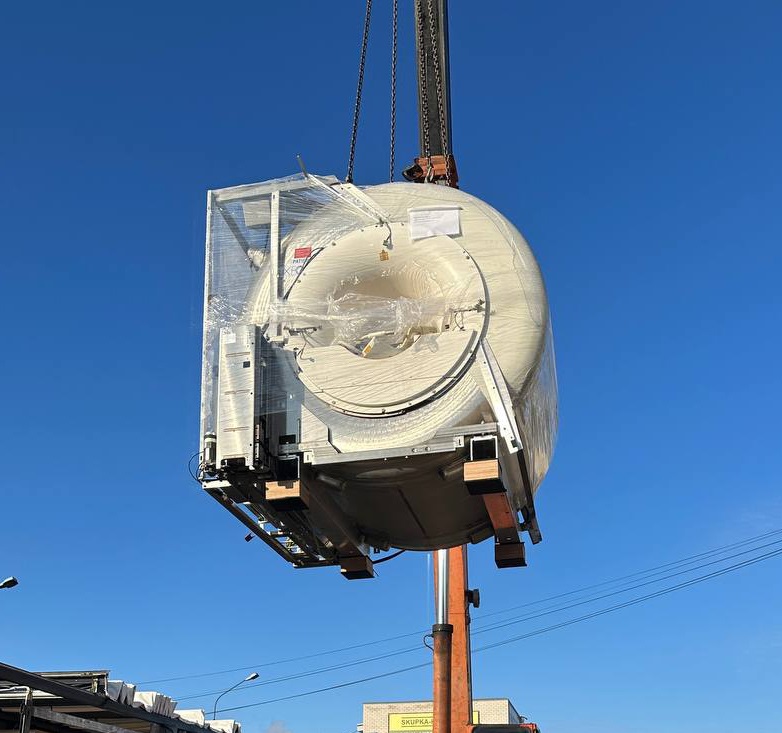 Поставка юбилейного 130 томографа из Европы